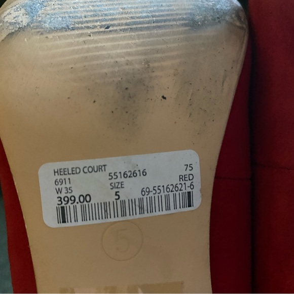 Foschini size 5 red Swede Court Pump - Picture 5 of 6